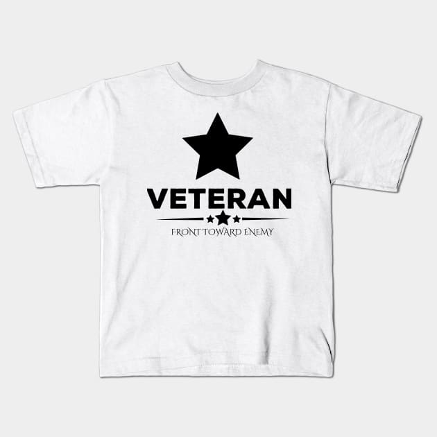 Veteran Kids T-Shirt by barwarrior